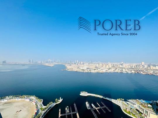 Amazing Penthouse | Full Burj Khalifa View | Creek Harbor Residence