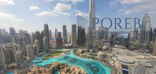 High Floor | Burj Khalifa View | Vacant | Spacious